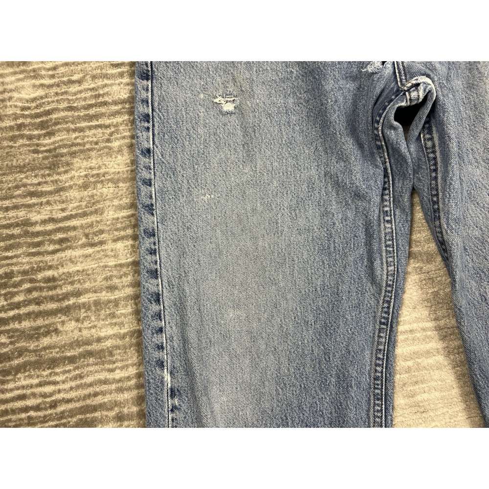 Harley‎ Davidson Jeans Mens 36x32 Blue Denim Destroyed Distressed - Picture 5 of 16